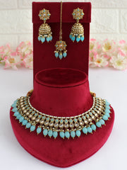 Riyana Necklace Set-Aqua