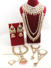 Kavya Bridal Set-Pastel Pink