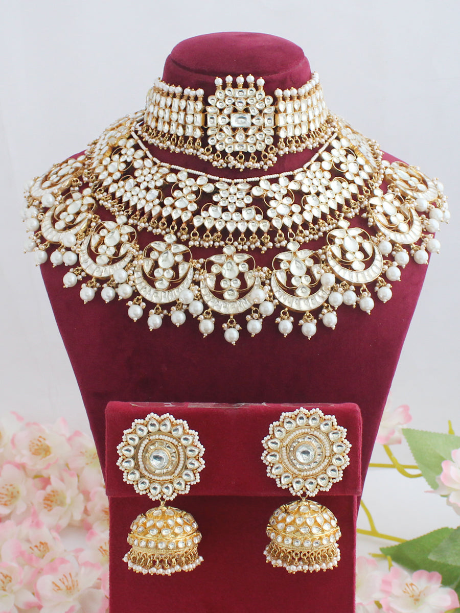 Shivika Bridal Set-White