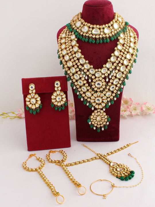 Sanchi Bridal Set-Green