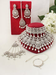 Tamanna Bridal Set-Silver