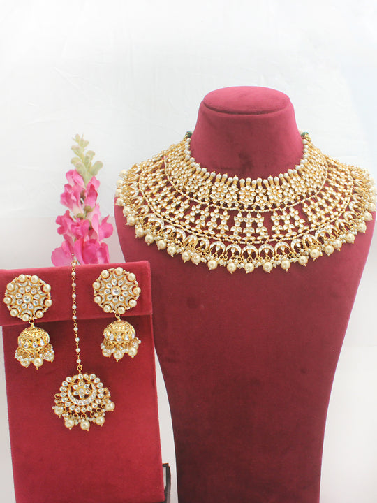 Jodha Bridal Set-Pearl