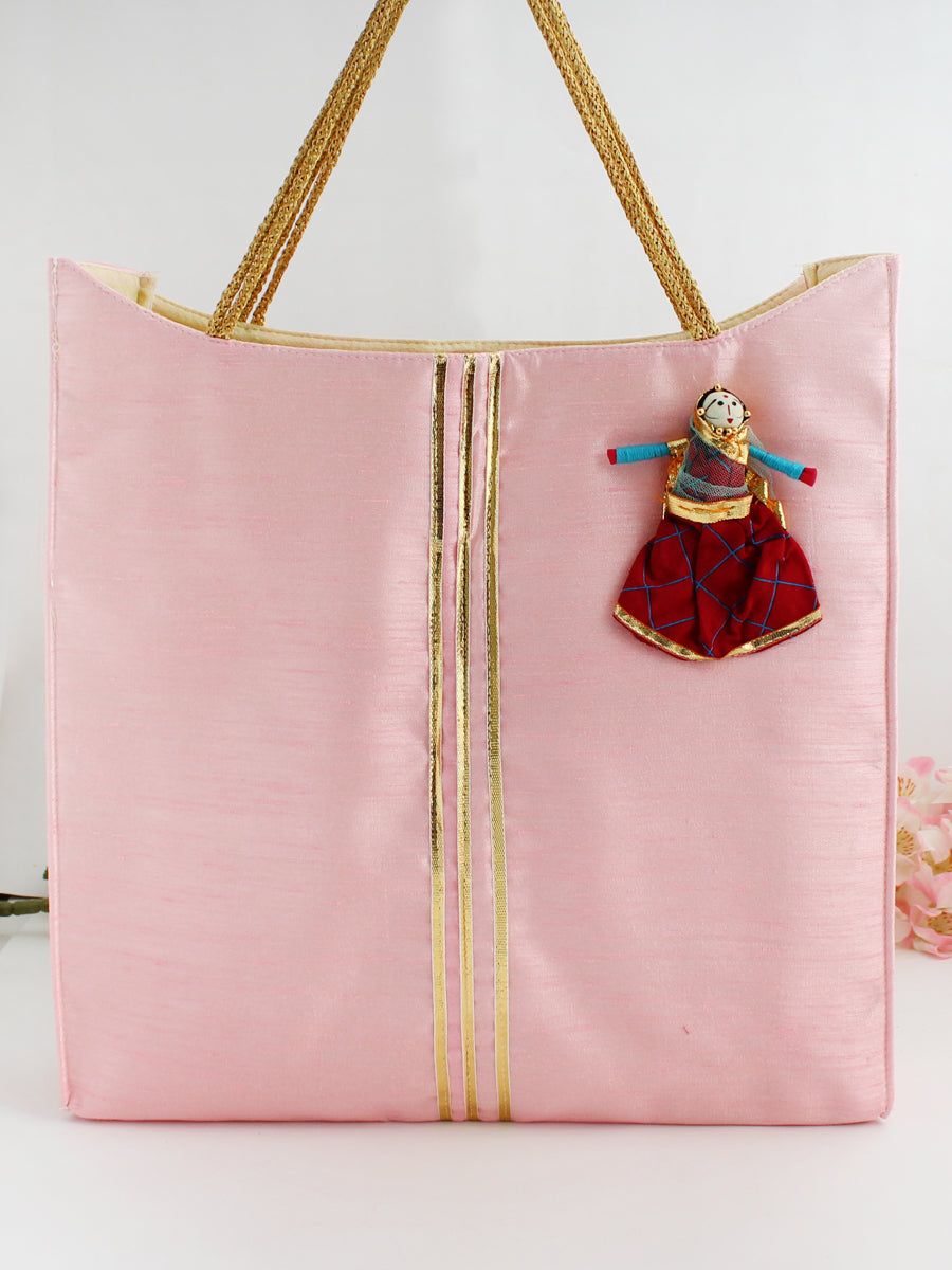 Silk Bag / Wedding Favors-Pastel Pink