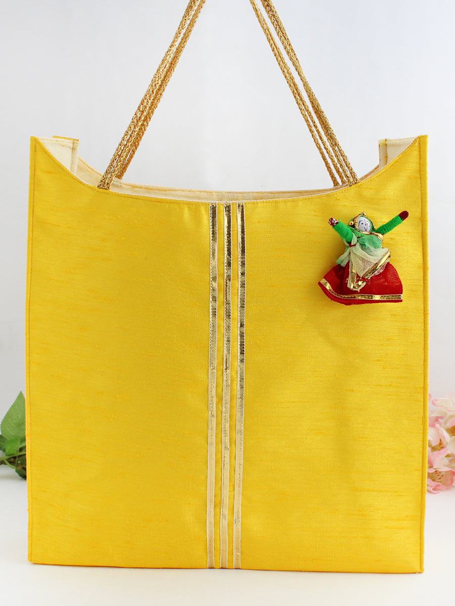 Silk Bag / Wedding Favors-Yellow