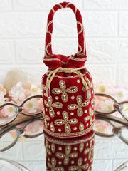 Vanya Potli Bag-Maroon