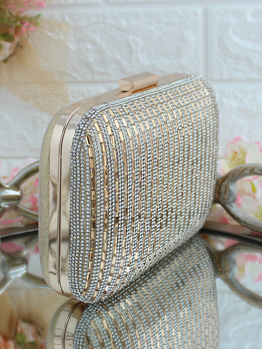 Kirat  Clutch Bag - Golden