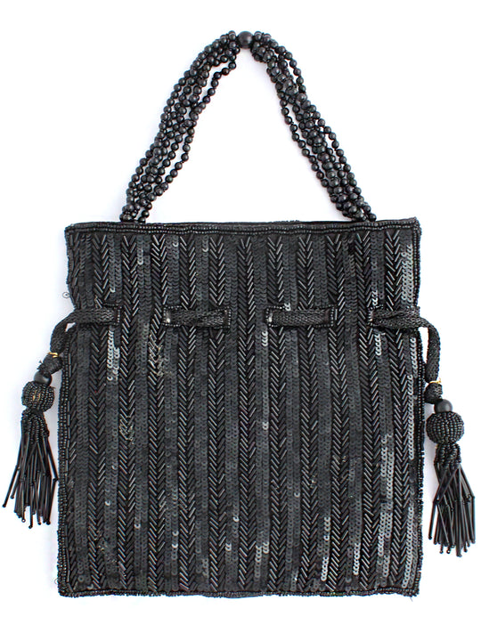 Mehreen Potli Bag-Black