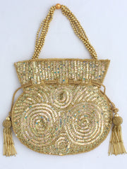 Erum Potli Bag-Golden