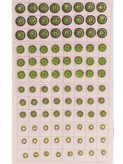 Multi Color Stones Bindi Book Style - 4