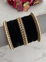 Reet Bangle Set-Black