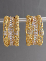 Ishani Bangle Set-Golden