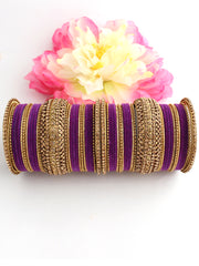 Maryam Bangle Set-Purple