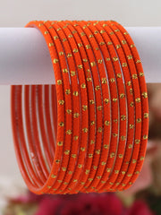 Sia Bangle Set-Orange