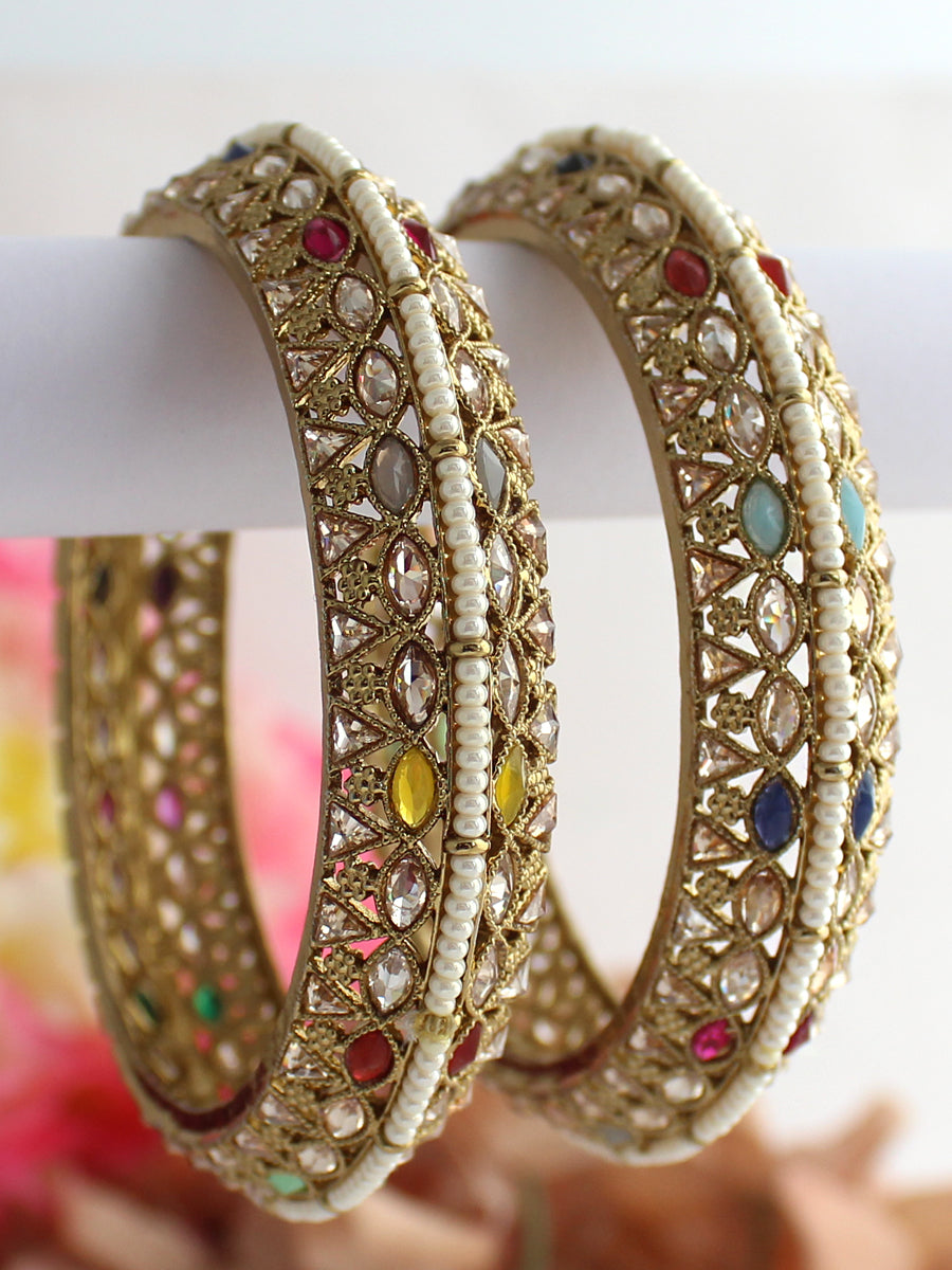 Jiya Bangle Set-Multicolor