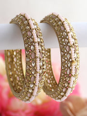 Jiya Bangle Set-Pastel Pink 