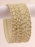 Sia Bangle Set-Ivory