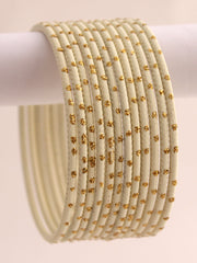 Sia Bangle Set-Ivory