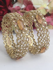 Priyanshi Bangle Set-Golden