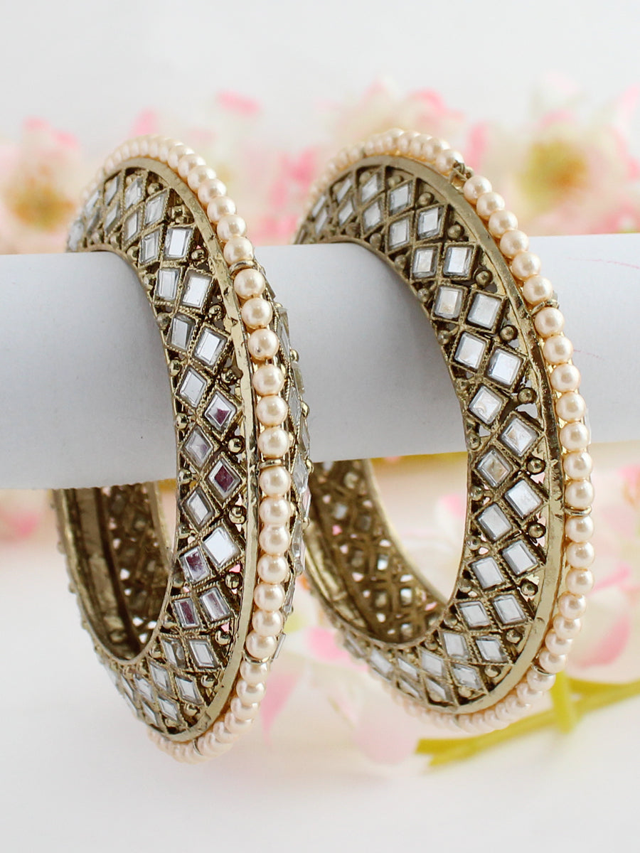 Kareena Bangle Set-Gold