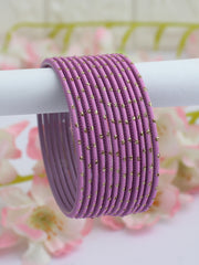 Sia Bangle Set-Mauve