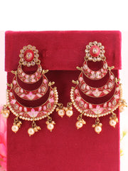 Kriti Earrings-Red