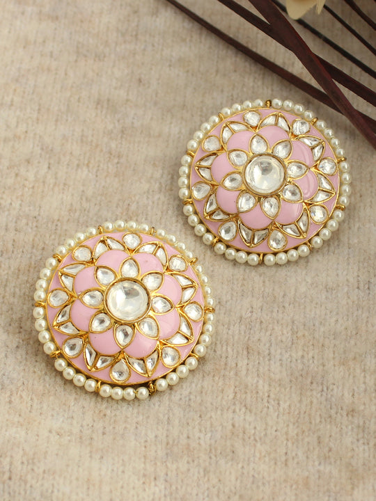 Sindh Earrings-Pastel Pink