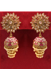 Ashna Earrings-Hot Pink