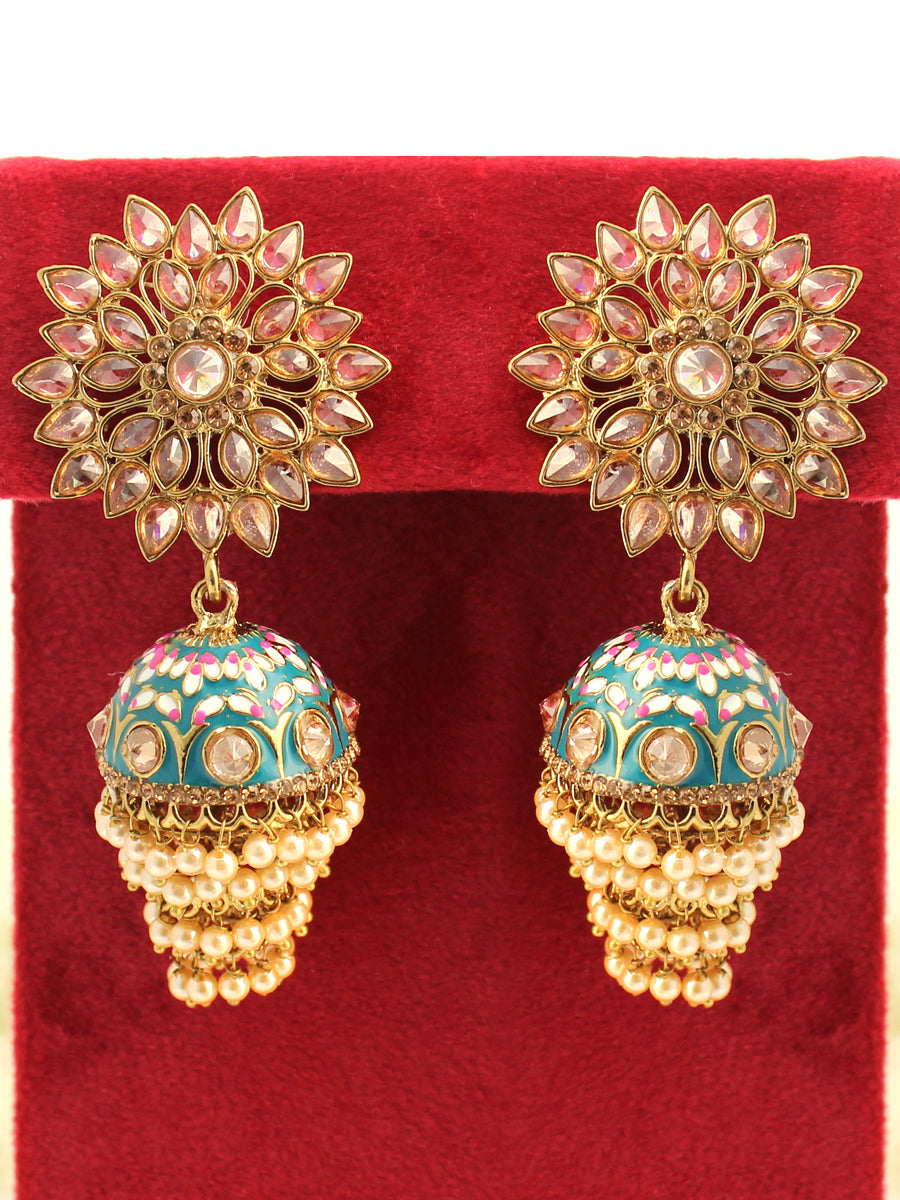 Ashna Earrings-TURQUOISE