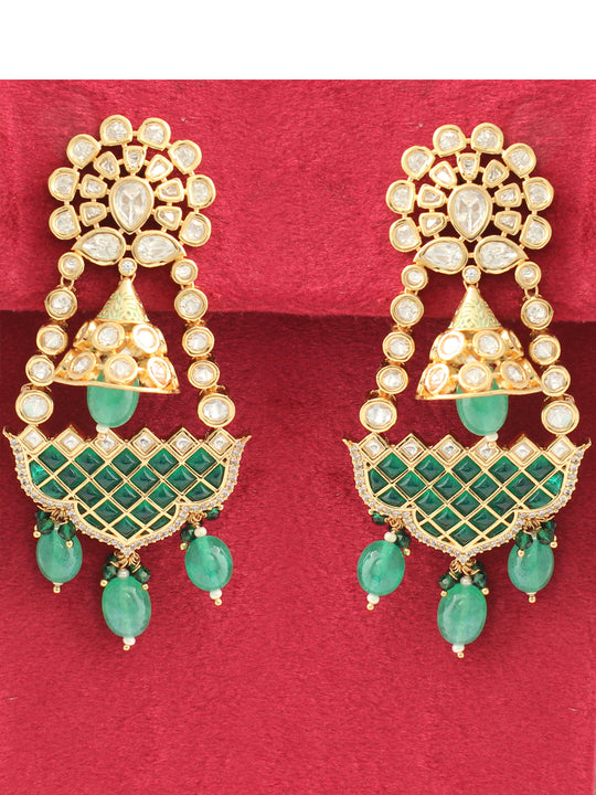 Pune Earrings-Green