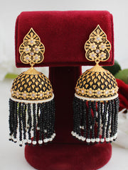 Maryam Earrings-Black