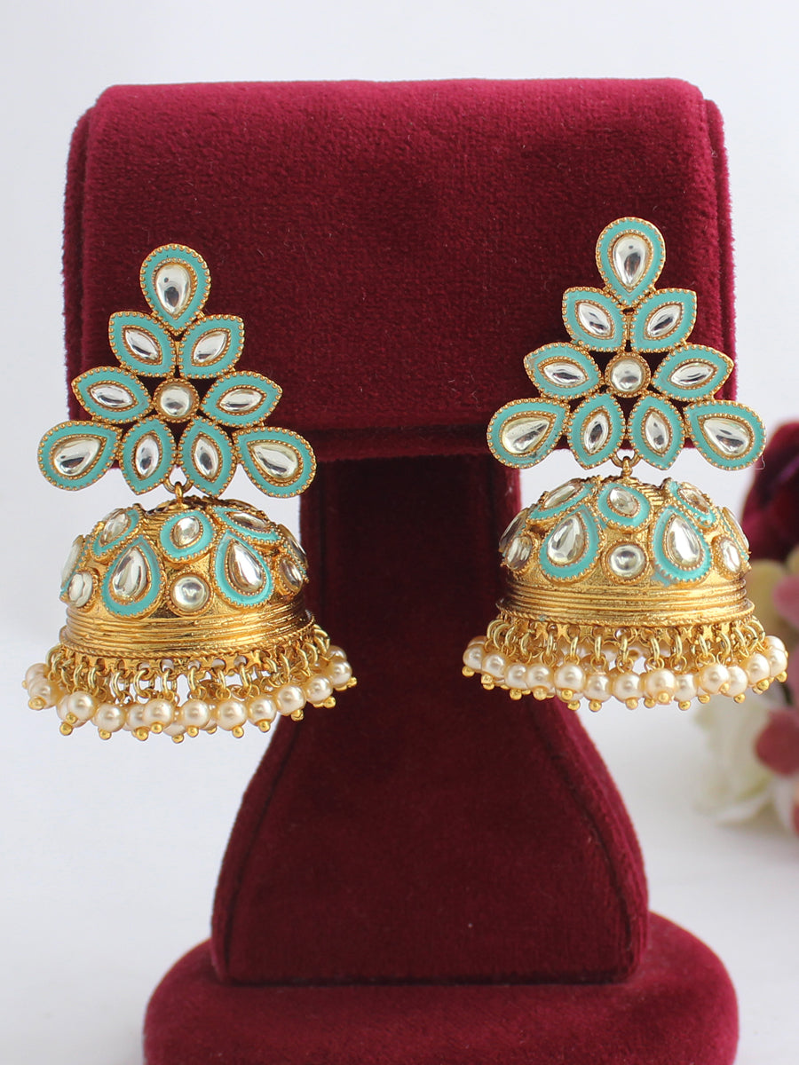 Pranshi Earrings-Turquoise