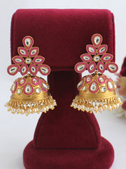 Pranshi Earrings-Pink