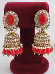 Rehana Earrings-Red