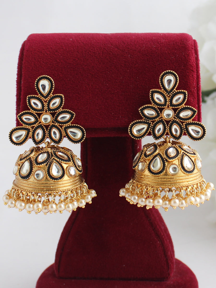 Pranshi Earrings-Black