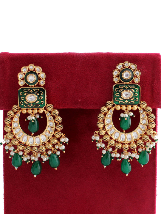 Tanushri Earrings-Green