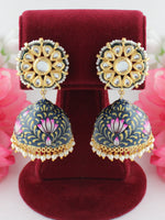 Tapsee Earrings-Blue
