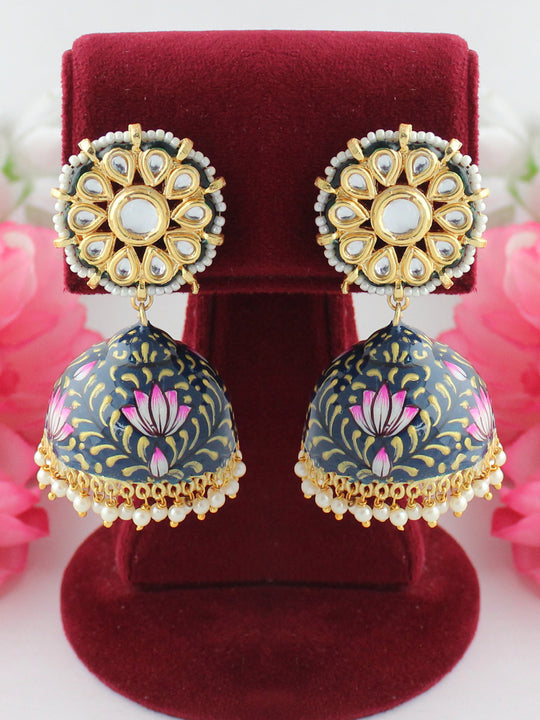 Tapsee Earrings-Blue