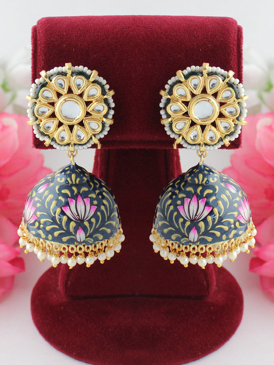 Tapsee Earrings-Blue