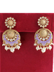 Vanya Earrings-Purple