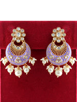 Vritee Earrings-Purple