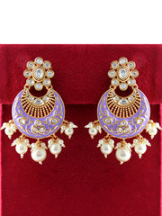 Vritee Earrings-Purple
