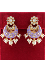 Vritee Earrings-Purple