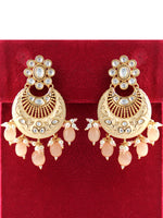 Vritee Earrings-Peach