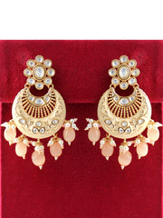 Vritee Earrings-Peach