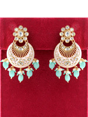 Vritee Earrings-Pastel Pink/turquoise