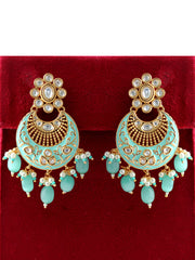 Vritee Earrings-Mint Green