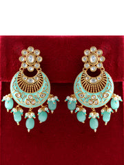 Vritee Earrings-Mint Green