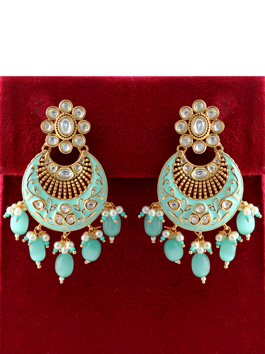Vritee Earrings-Mint Green