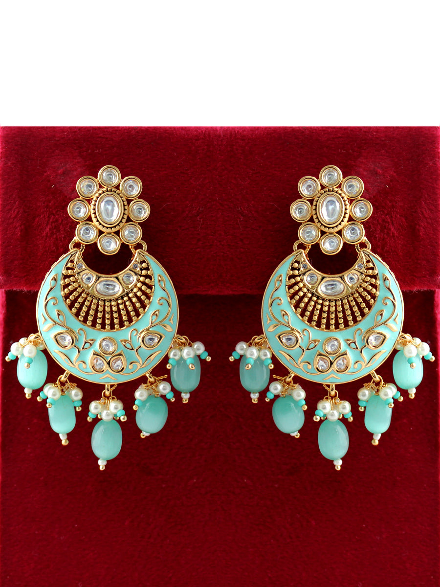 Vritee Earrings-Mint Green