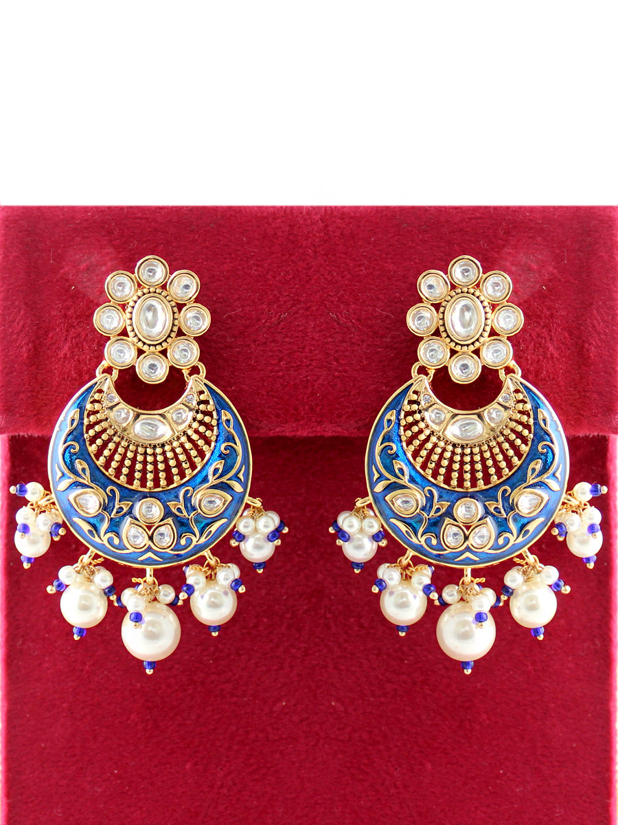 Vritee Earrings-Blue